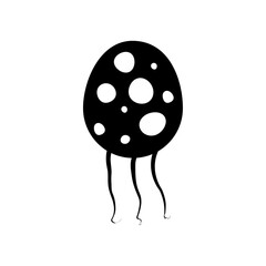 Virus, germ and bacteria, microorganism type and super bug icon.