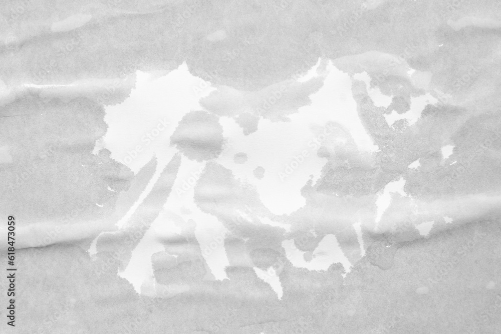 Aufkleber wet paper texture with wet spots. blank wet paper sheet with surface texture