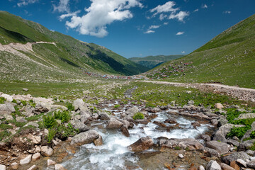 river in the mountains