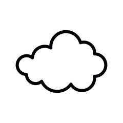 cloud sign symbol vector glyph color icon