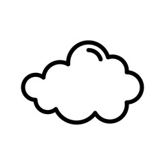 cloud sign symbol vector glyph color icon