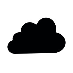 cloud sign symbol vector glyph color icon