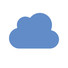 cloud sign symbol vector glyph color icon