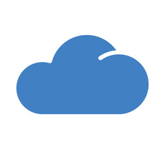 cloud sign symbol vector glyph color icon