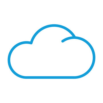 cloud sign symbol vector glyph color icon
