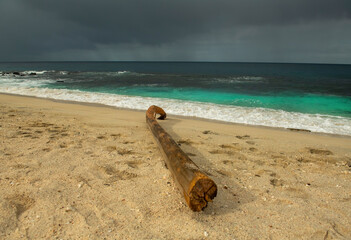 Fototapeta na wymiar Galapagos Sea shore