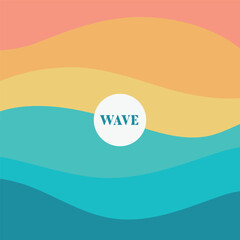 Wave minimal background design, Wave picture, Ocean, Sea, Water, Wavy picture, Minimal background