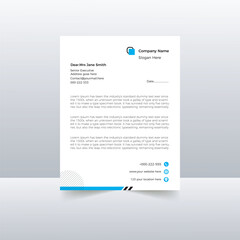 corporate letter head design template