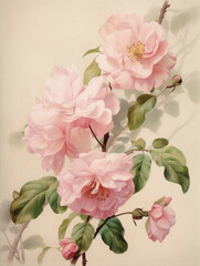 Charming floral illustration