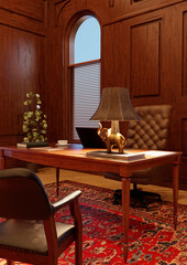 3D Rendering Estate Agents Office