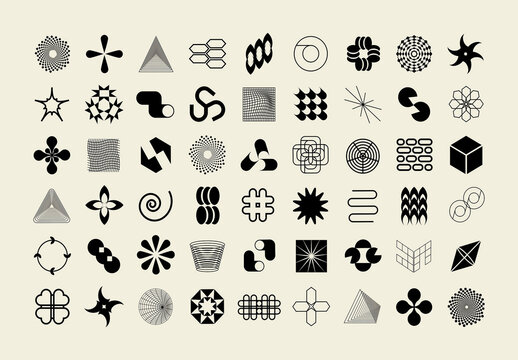 Shape designs, themes, templates and downloadable graphic elements