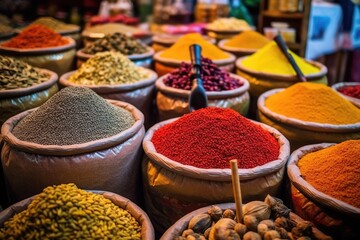 Fototapeta premium International Spice Market