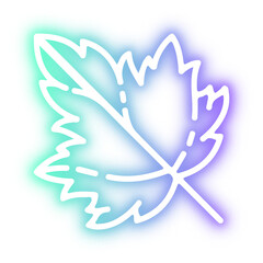 Obraz premium Set of Plant neon