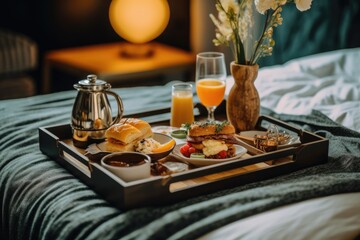 Obraz na płótnie Canvas Breakfast in bed