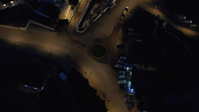 Evening view of the city of Lachin, Karabakh region, Republic of Azerbaijan