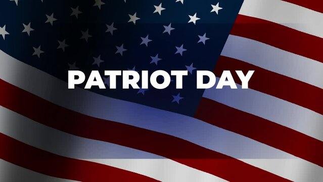 Patriot Day September 11th background animated video