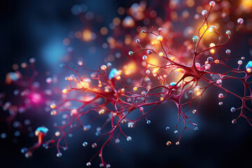 Electrifying AI Neural Harmony, created with Generative Al technology.