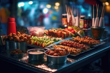 Fototapeta na wymiar Asian Street Food
