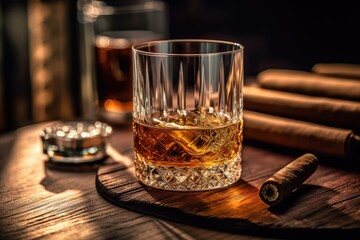Whiskey and Cigar