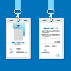 vector abstract id cards template concept