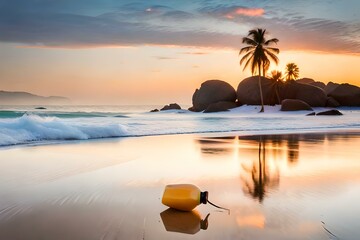 Mango Shake on Beach