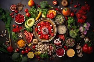 Fototapeta premium Vegan Delight