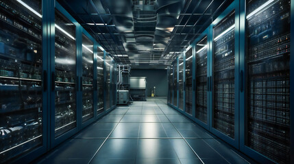 Inside the Data Center. Where Information Never Sleeps. Generative AI