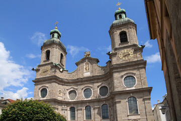 Fototapeta na wymiar Dom St. Jacob in Innsbruck - Austria
