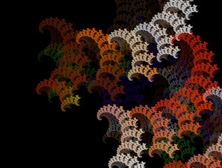 Imaginatory fractal abstract background Image