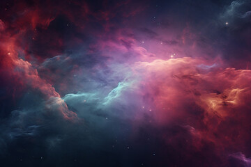 Fototapeta na wymiar Nebula galaxy night sky background banner or wallpaper