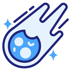 meteor blue icon