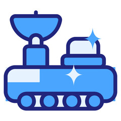 moon rover blue icon