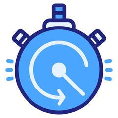 timer blue icon