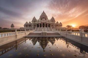 Obraz premium Radha Krishna Prem Mandir, Vrindavan, India