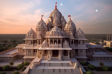 Fototapeta premium Radha Krishna Prem Mandir, Vrindavan, India