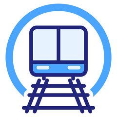 subway blue icon