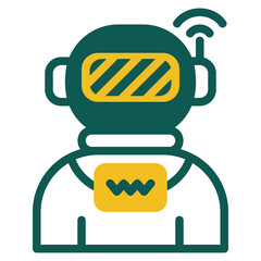 astronaut color icon icon