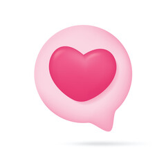 3d speech bubbles social media chat message box dialogue sign