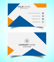 Creative and modern corporate business card template