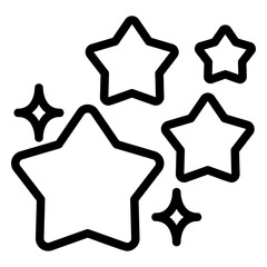 stars outline icon icon