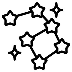 constellation outline icon icon