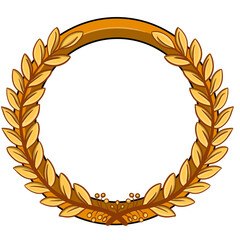 Gold Frame  laurel wreath