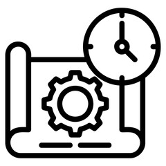 management outline icon icon