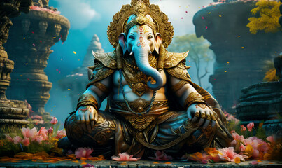 Ganesha | Ganesh | Ganapati 
Vinayaka | Pillaiyar | Ganapatya - obrazy, fototapety, plakaty