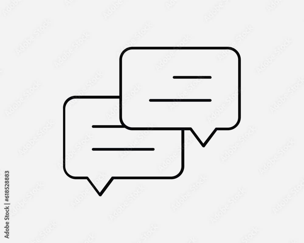 Poster dialogue icon. dialog speech bubble chat box comment forum message communication conversation black 