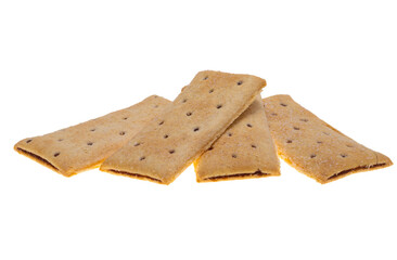 cookies with jam isolated