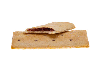 cookies with jam isolated