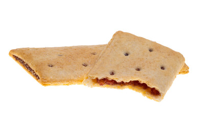 cookies with jam isolated