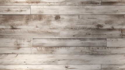Naklejka premium Seamless white rustic wood texture background, AI generated