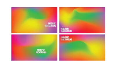 Obraz premium abstract gradient color background. Soft Color trendy, Modern screen Colorful vector, Nature backdrop. for graphic design, banner, poster, mobile app, dynamic cover, blurred Abstract bright color